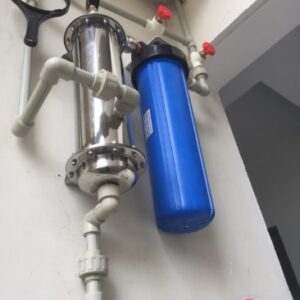 Bộ lọc tổng UF Inox + Lọc Thô nhỏ gọn cho chung cư